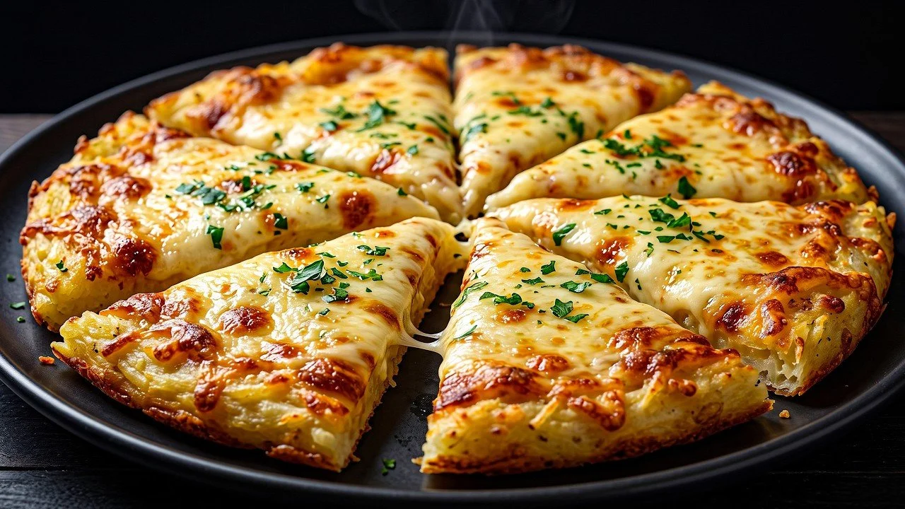 Delicious dish featuring eggs and potatoes, a perfect pizza alternative.